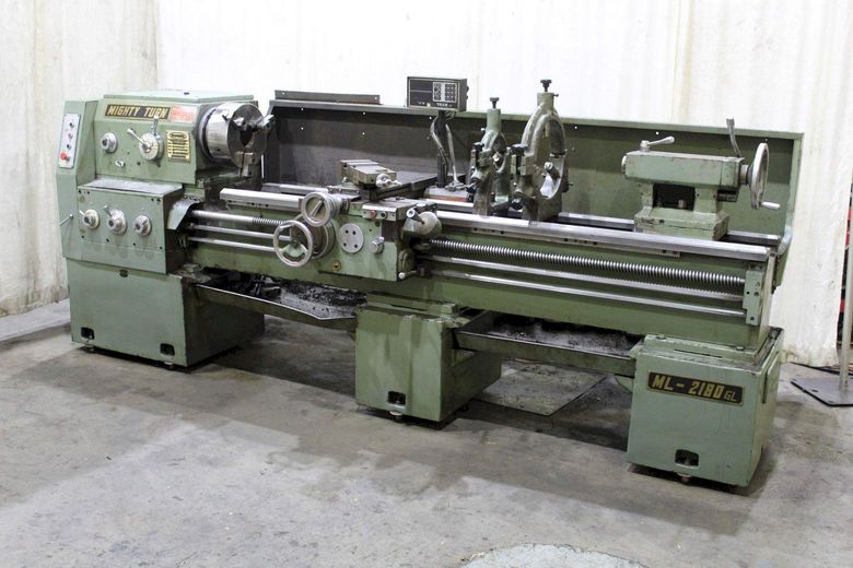 21" X 80" MIGHTY TURN GAP BED ENGINE LATHE: STOCK #63444