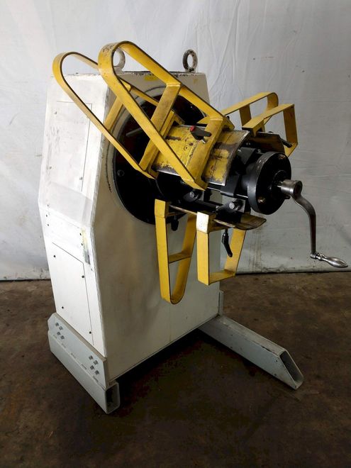 1100 LB X 16" GSW MODEL #MHM0.5/1250SO SERVO MOTORIZED COIL REEL UNCOILER: STOCK 12990