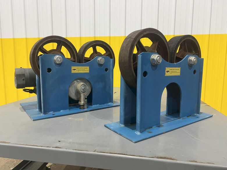 1300 LBS LACROIX POWERED & IDLER TANK TURNING ROLLS: STOCK #18445