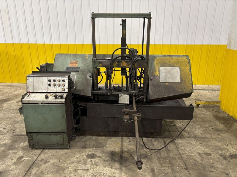 15" X 17" WF WELLS MODEL #F-15 TWIN POST HORIZONTAL BANDSAW: STOCK #23668