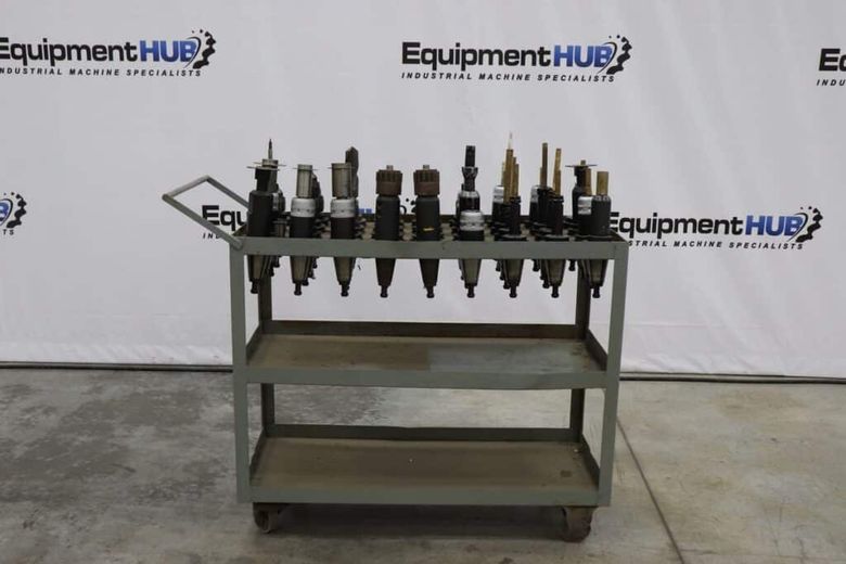 (85) Assorted CAT 40 Tool Holders in Cart