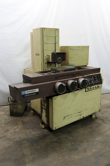 8" X 18" BROWN & SHARPE MODEL #818 TECHMASTER HORIZONTAL SURFACE GRINDER: STOCK #12242