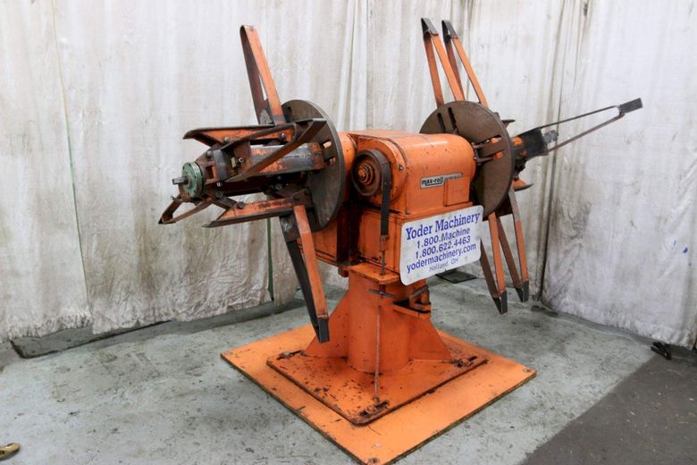 6000 LBS X 18" MAX ROLL DOUBLE END COIL REEL: STOCK #68535