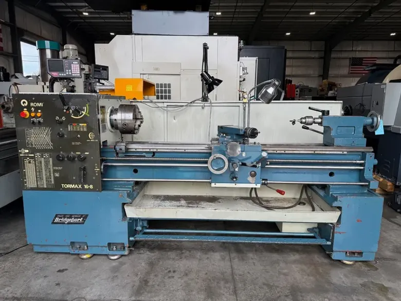 ROMI TORMAX 16-8  16” x 60” Engine Lathe DRO 1996’ #7932