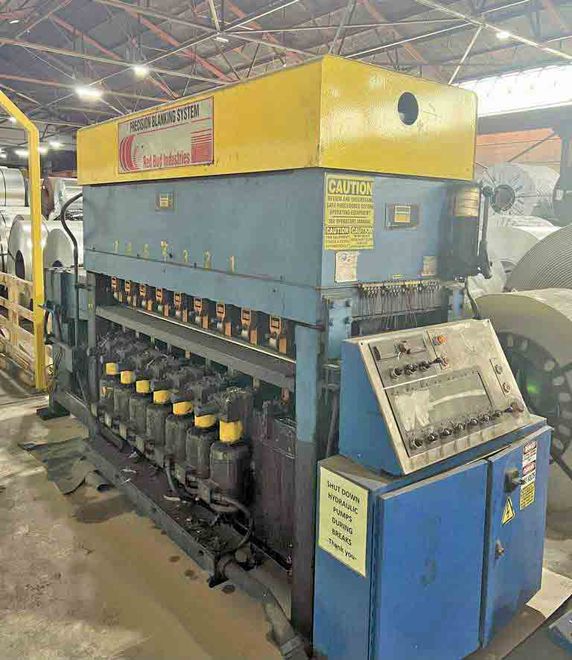 72" x 0.135" Herr Voss Precision Leveler, 5 HI