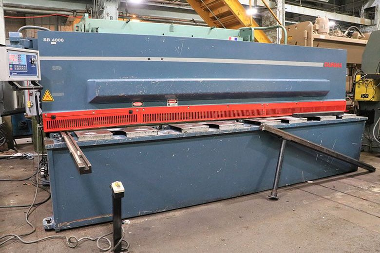 2006 Durma SB4006 Hydraulic Squaring Shear (#5552)