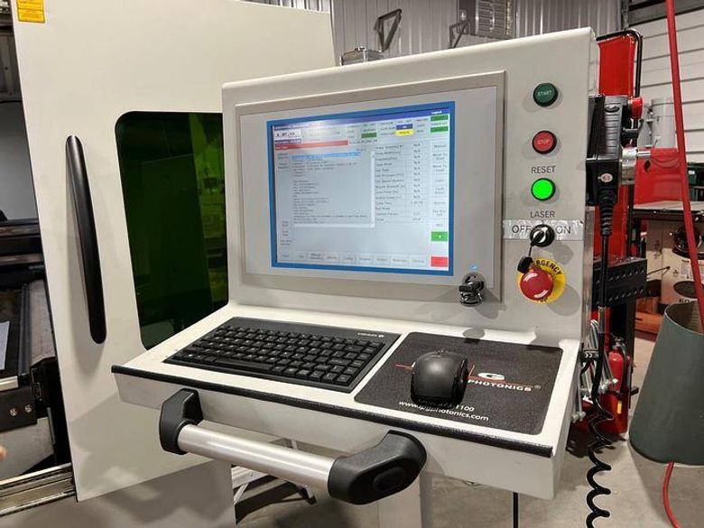 2015 IPG Lasercube Fiber Laser Cutting System (#5492)