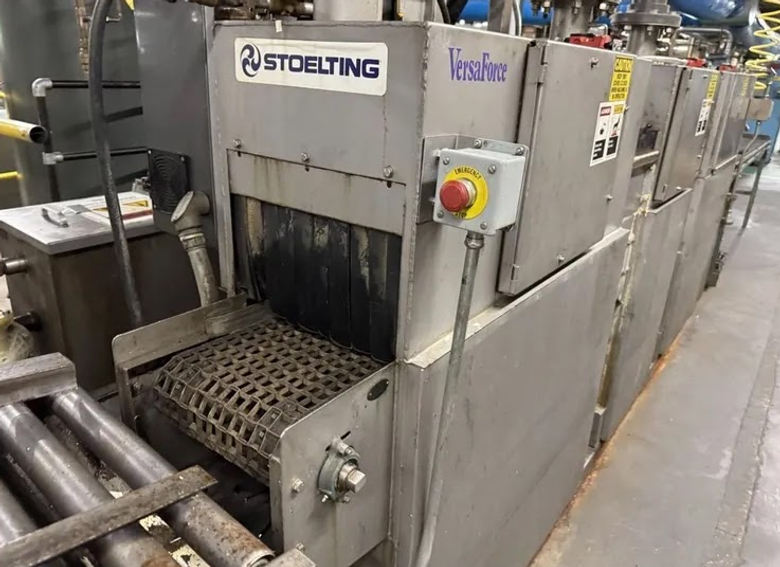 2003 Stoelting VSF-212 3 - Stage Pass Thru Parts Washer (#5687)