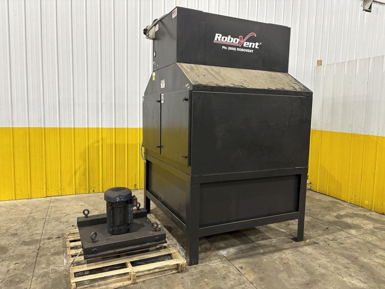 6,000 CFM x 10 HP ROBOVENT MODEL #CFX-6000-W VENTILATION DUST COLLECTOR / MIST COLLECTOR: STOCK