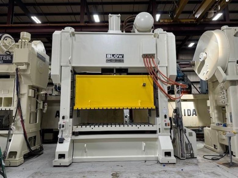 400-ton Blow Press #SC2-400-120-60 Straight Side Mechanical Metal Stamping Press For Sale, Year
