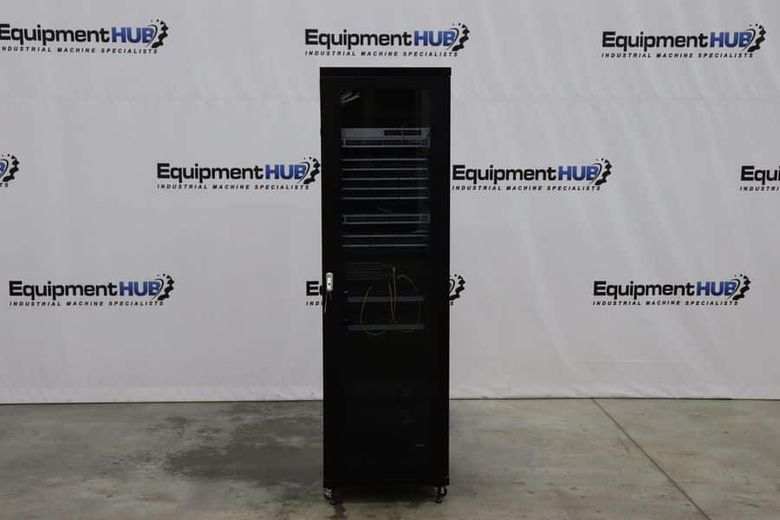 Network Security System Server Rack w/ Components, Model RK-ER42U, UniFi Fiber Switch, Dahua Video Recorder