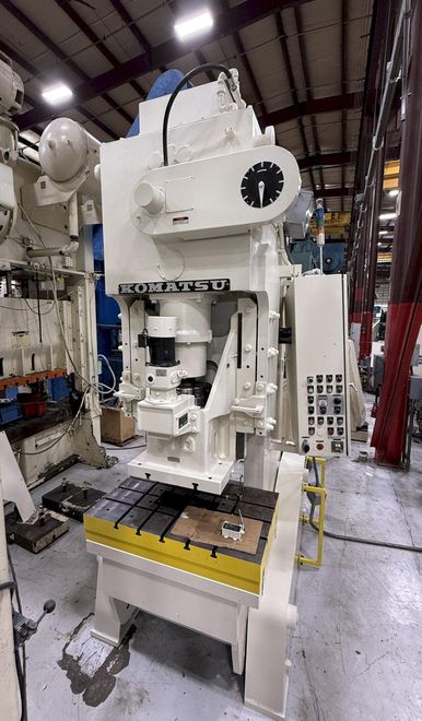 110 ton Komatsu OBS Used Single Crank Gap Frame Mechanical Metal Stamping Press For Sale, Can be