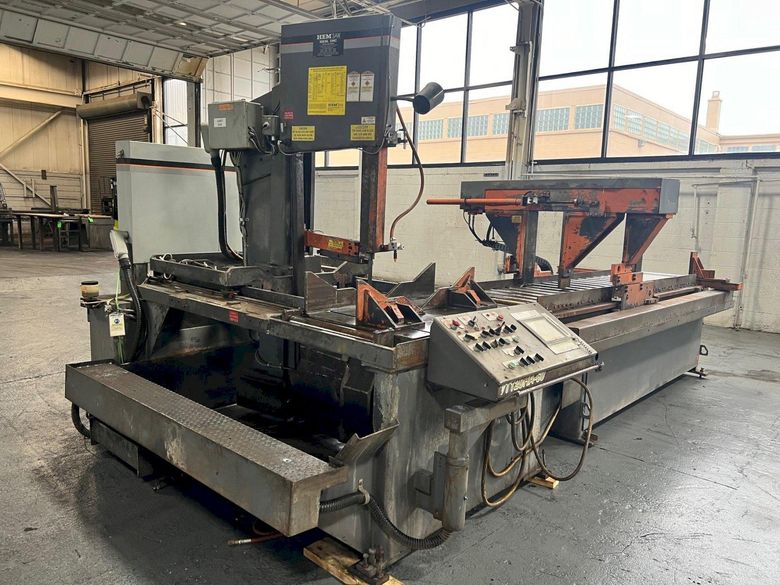 USED HEM 18" X 24" FULLY AUTOMATIC TILT FRAME VERTICAL BANDSAW MODEL VT120 HA-60 TS, Stock# 1106