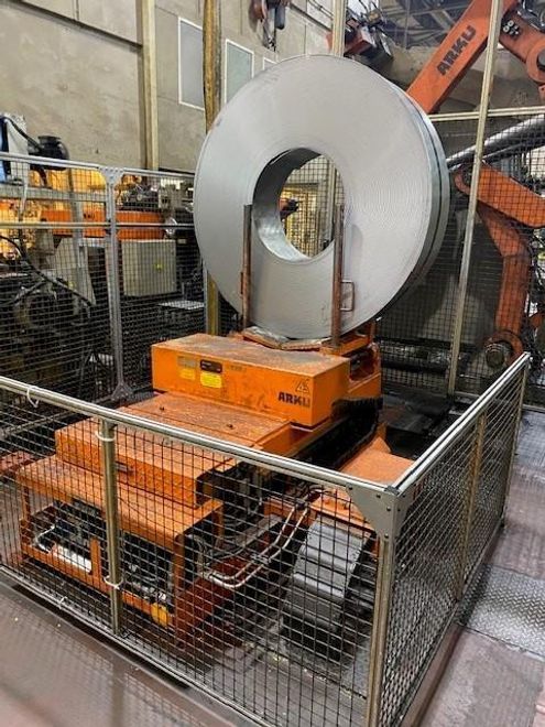 USED ARKU FEED / STRAIGHTEN "ZIGZAG" COIL LINE, Stock# 11067, Year: 2010