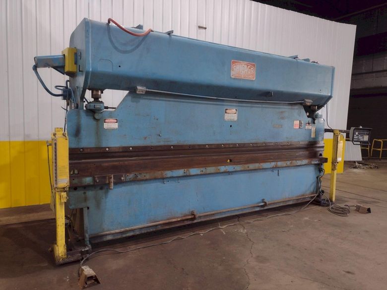 90 TON X 16' CHICAGO DREIS & KRUMP MODEL #1416-L MECHANICAL PRESS BRAKE: STOCK #15942