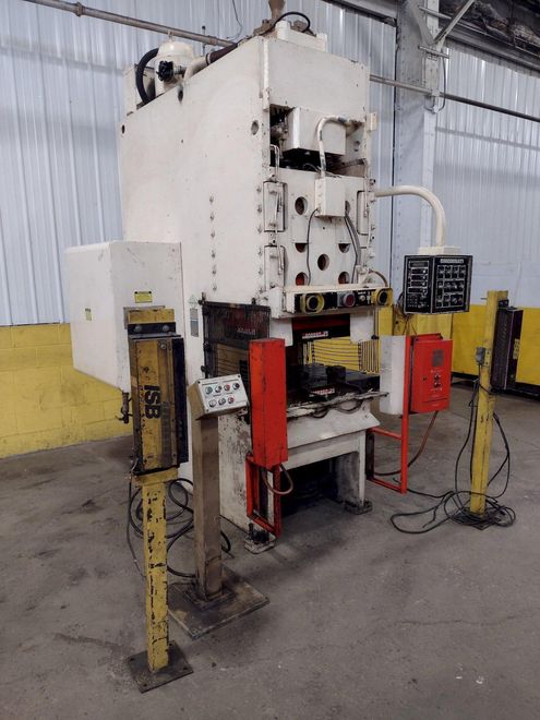 110 TON CINCINNATI MODEL #110 OBS HYDRAULIC C-FRAME PRESS, 10" STROKE: STOCK 15962
