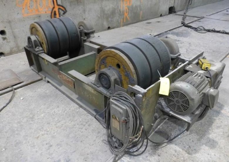 120 TON PANDJIRIS MODEL #PR-240 WELDING TANK TURNING ROLLS, 60 TON DRIVE & 60 TON IDLER: STOCK #