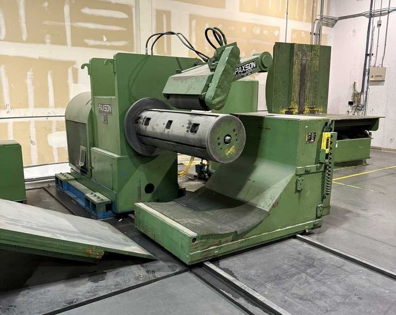 60" x 0.125" x 40,000# Paxson Cut To Length Line
