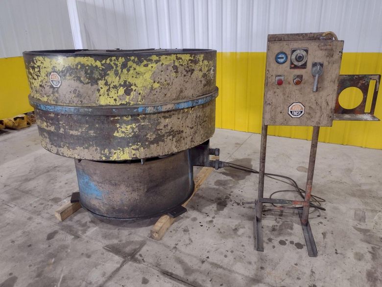12 FT3 ROTOFINISH MODEL #ST-12MSLT VIBRATORY BOWL FINISHER STOCK: #20855