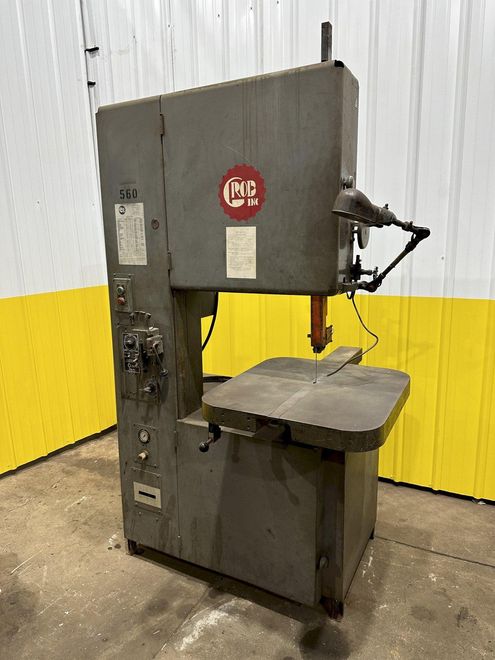 24" GROB MODEL 4V-24 VERTICAL BAND SAW: STOCK #18663