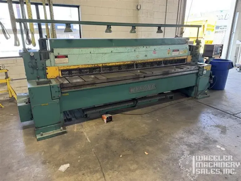 WYSONG 1025 Mechanical Power Squaring Shear #7902 #2