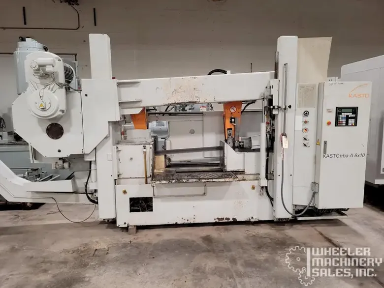 2000 KASTO HBA-A6X10 FULLY AUTOMATIC HORIZONTAL BAND SAW TYPE HBA660/1060AU