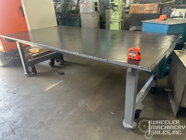 3/4" Thick Steel Layout Table 4' x 8' #7825 #1