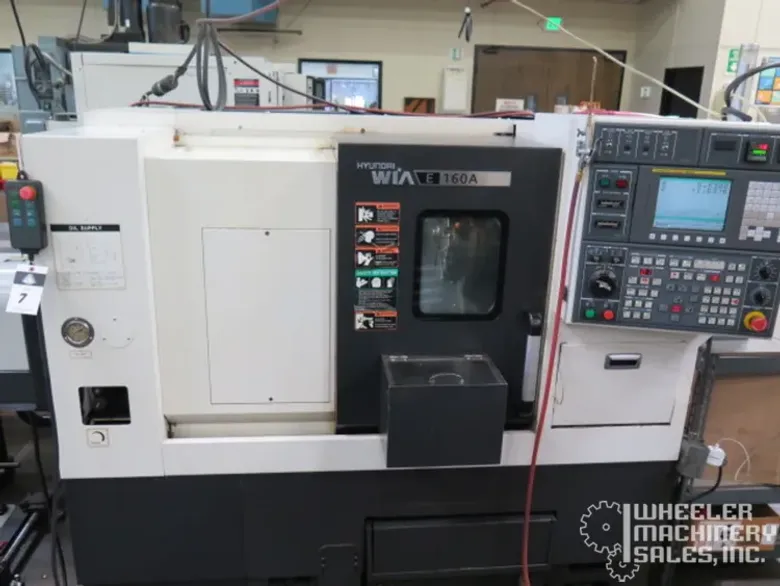 2015 Hyundai Wia E160A CNC Lathe with LNC Eco Load S2 #7823 #2