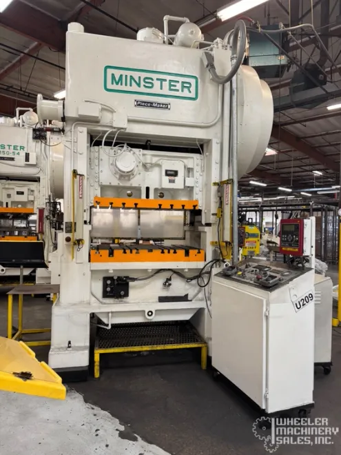 150 Ton Minster P2-150-54 Piecemaker Straight Side Punch Press #7773