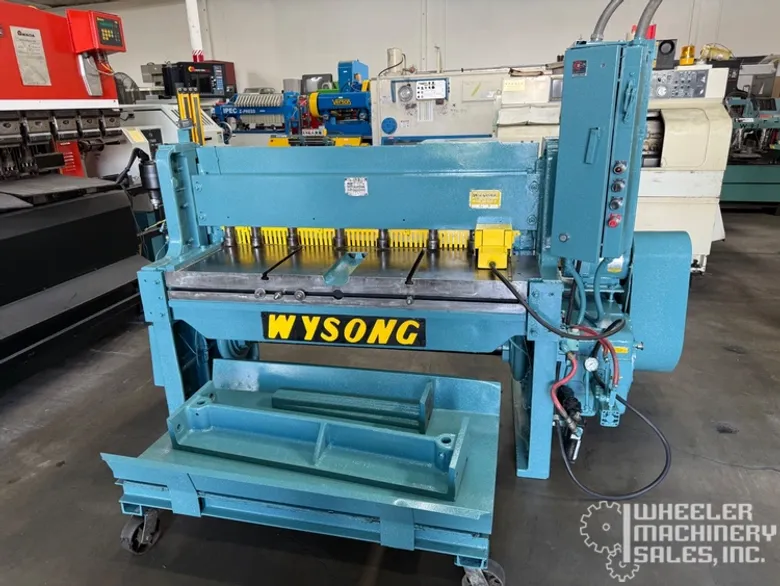 WYSONG 1252 POWER SHEAR 12 GA. X 4' #7682 #1