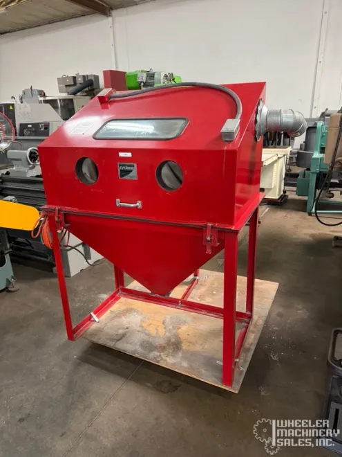 Cyclone 4224 Sand Blast Cabinet w/ Gun #7598 #1