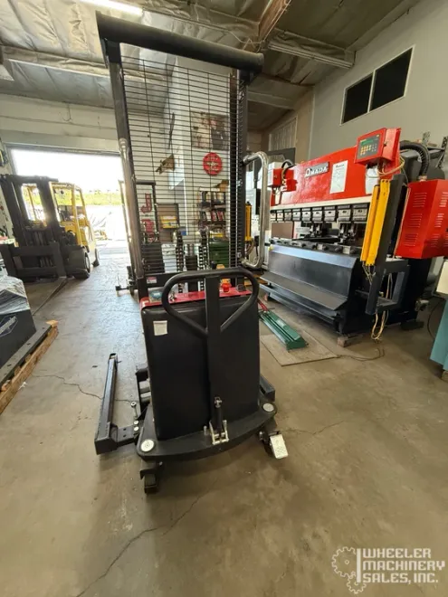 DAYTON 5RRZ4 Powered-Lift/Manual-Push Straddle Stacker #7665 #1