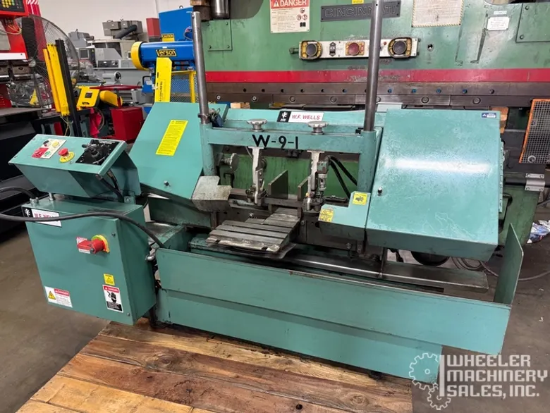 W.F. Wells W-9-1 Horizontal Band Saw #7631 #1