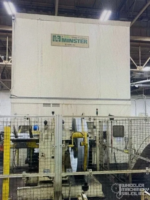 2013 Minster E2-600-84-54 Eccentric Geared Straight Side Press #7046