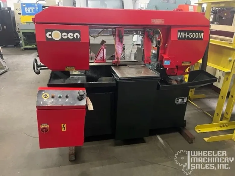 Cosen MH-500M Semi-Automatic Mitering Horizontal Band Saw 13" x 20" #6980 #1