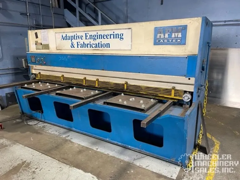 AFM MK6-31 Hydraulic Power Shear 1/4" x 10' #6598 #1