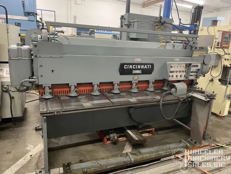 Cincinnati 1008 Mechanical Power Squaring Shear 10 Ga. x 8′ #6150 #2