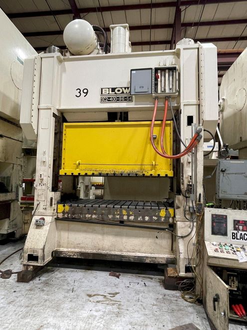 400-ton Blow Press Model #SC2-400-96-54 Straight Side Mechanical Metal Stamping Press For Sale,
