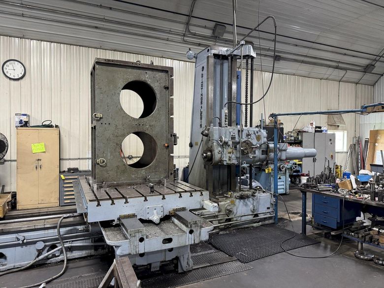 5" Giddings & Lewis Model 350T Table Type Horizontal Boring Mill