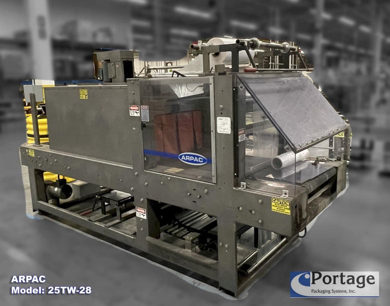 ARPAC Model: 25TW-28 Intermittent Motion Tray Wrapper