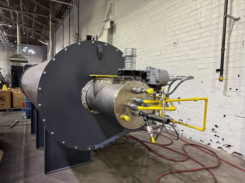 Direct-Fired Thermal Oxidizer (DFTO) with Hot Gas Quench & Venturi Scrubber