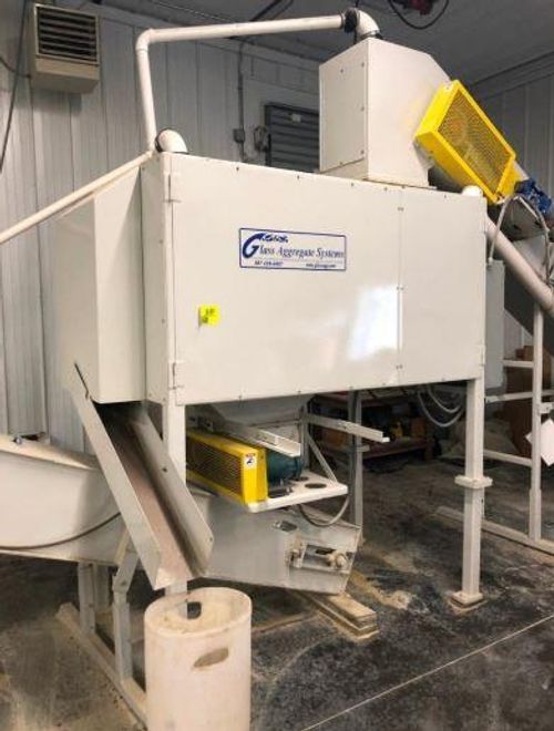 GLASS AGGREGATE SYSTEM MODEL H-200 GLASS CRUSHER: STOCK #11172