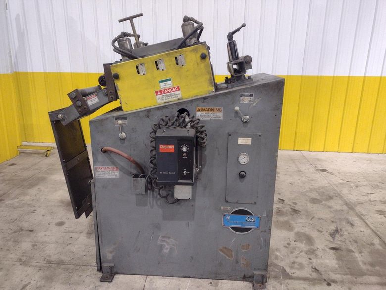 12" X .080" COE MODEL #CPPS-PO-225-12 POWERED COIL STRAIGHTENER: STOCK #21329