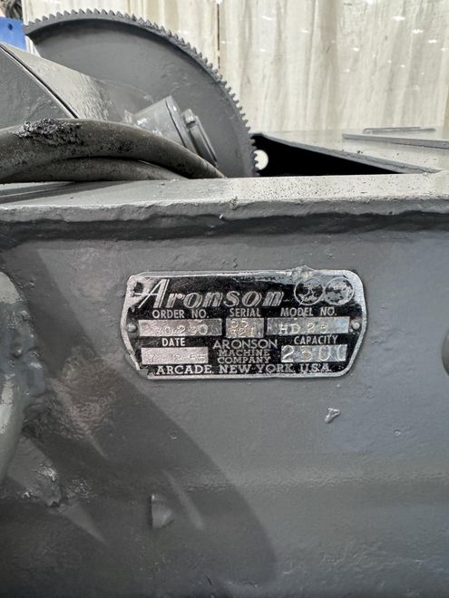 2,500 LB ARONSON WELDING POSITIONER: STOCK #80574