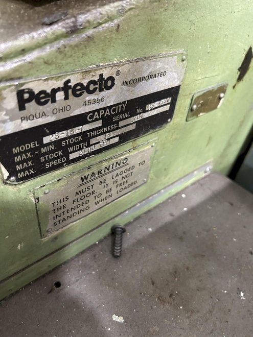 18" X .104" PERFECTO 7 ROLL STRAIGHTENER: STOCK #78634