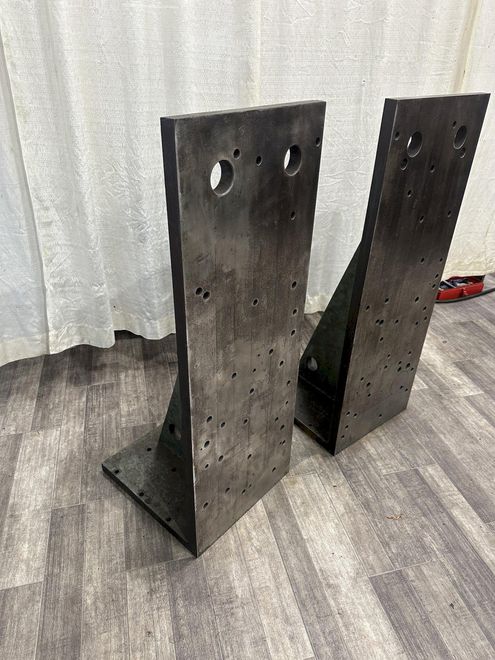 1 SET 18" X 48" ANGLE PLATES: STOCK #78445