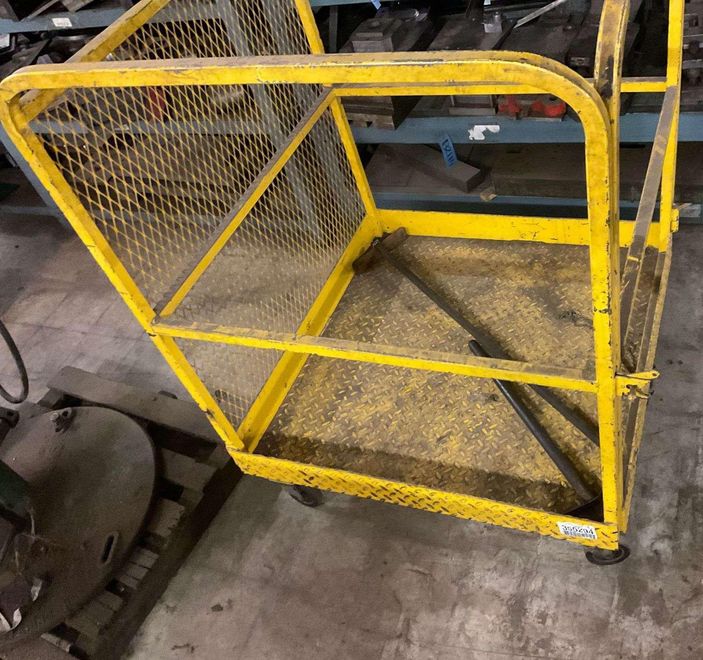 36" X 36" P W PLATFORM FORKLIFT WORK  CART: STOCK #78276