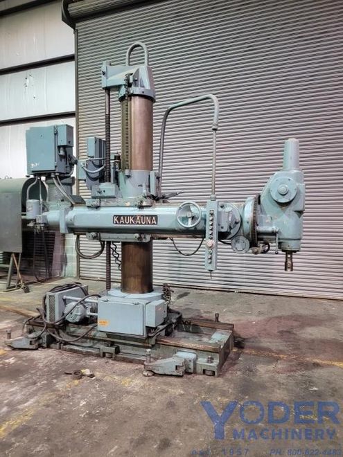 4' X 14" KAUKAUNA MODEL # 125U-44 UNIVERSAL RADIAL DRILL: STOCK #78106