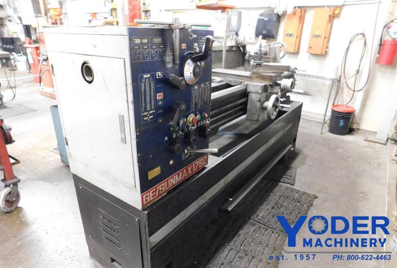 17"X 60" SUNNY MODEL GE1760 GAP BED ENGINE LATHE: STOCK #77717