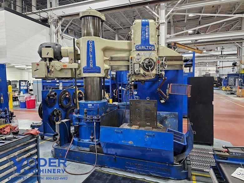 5' X 17" CARLTON RADIAL ARM DRILL: STOCK #77676